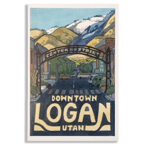 POSTCARD LOGAN DOWNTOWN LIESL CANNON